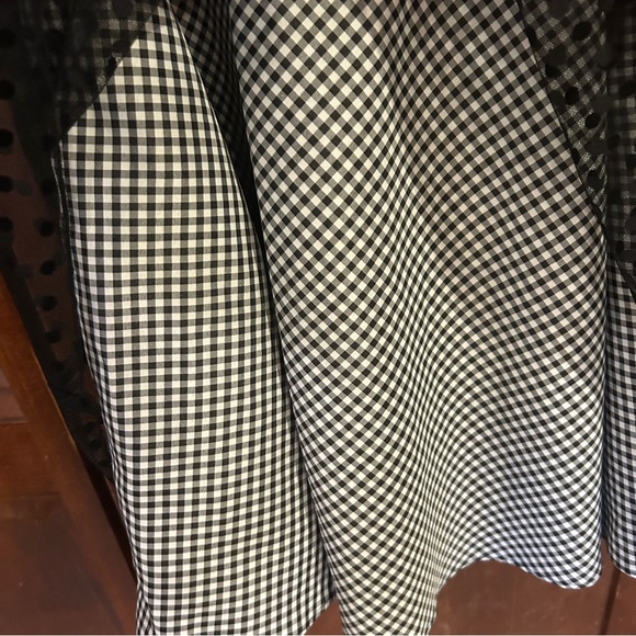 Samantha Says Black Gingham Dress with Red Bow - Picture 5 of 13